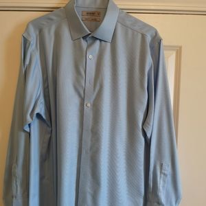 Murano Slim Non-Iron Blue Dress Shirt
